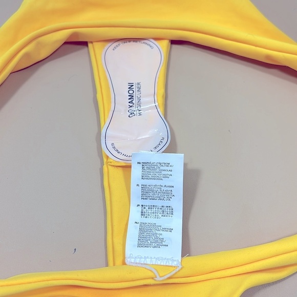 Yellow One-Shoulder Bikini Set​​​ - Picture 6 of 9